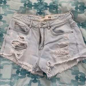 Garage denim shorts festival style size 3